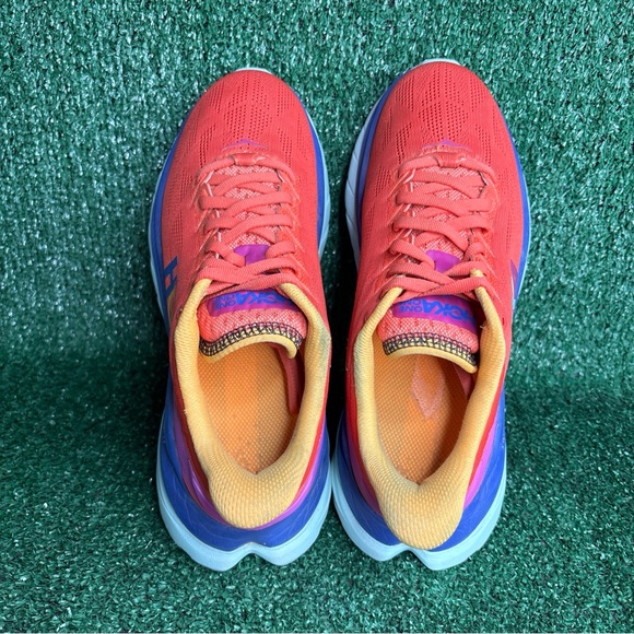 Hoka One One Womens Mach 4 Fiesta Red Running Shoes Sneakers Size 8 B - Picture 5 of 12